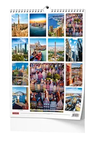Wandkalender - Metropole - A3